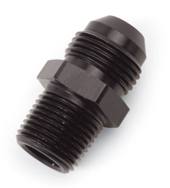 Russell - Russell Performance -8 AN to 3/8in NPT Straight Flare to Pipe (Black) - 660483