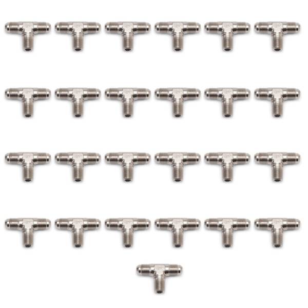 Russell - Russell Performance -3 AN to 1/8in NPT Flare to Pipe Tee Fitting (25 pcs.) - 661069