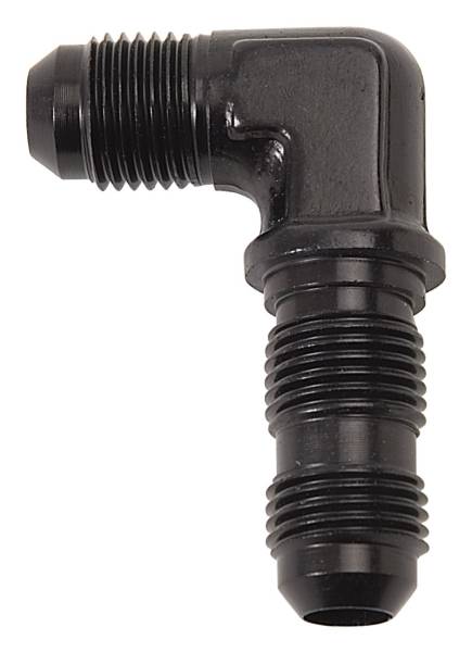 Russell - Russell Performance -6 AN 90 Degree Flare Bulkhead (Black) - 661253
