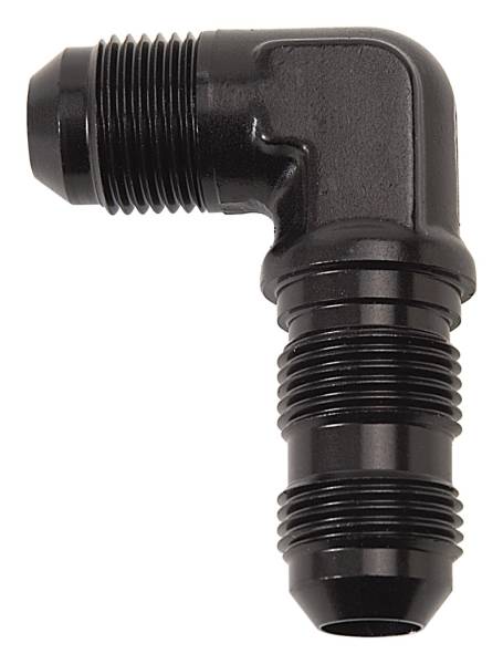 Russell - Russell Performance -8 AN 90 Degree Flare Bulkhead (Black) - 661263