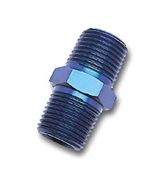 Russell - Russell Performance 3/8in Male Pipe Nipple (Blue) - 661520