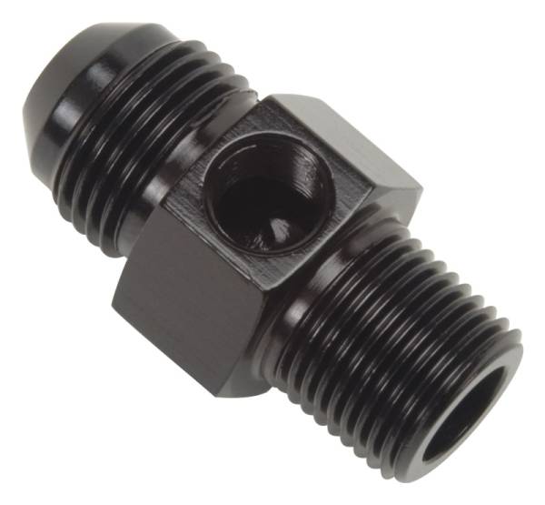Russell - Russell Performance -6 AN Flare to 3/8in Pipe Pressure Adapter (Black) - 670063