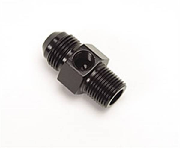Russell - Russell Performance -6 AN Flare to 3/8in Pipe Pressure Adapter (Black) - 670083