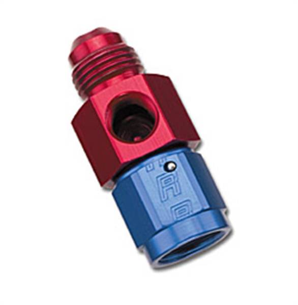 Russell - Russell Performance -6 AN Fuel Pressure Take off (Red/Blue) - 670340