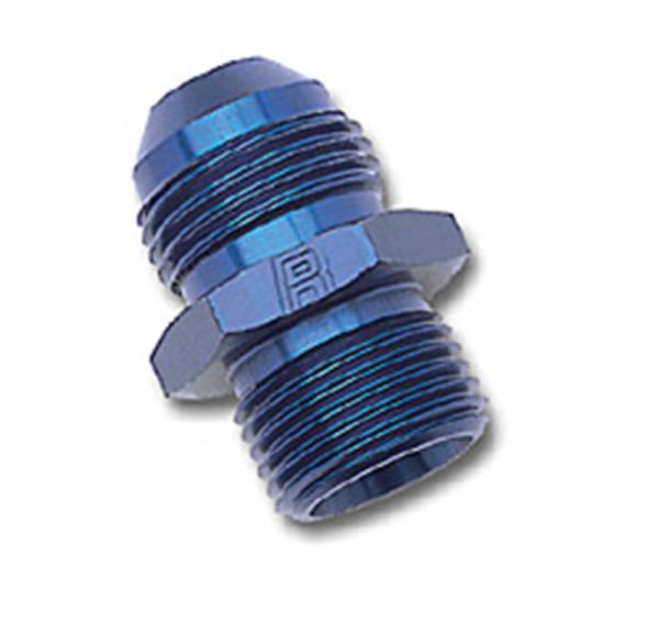 Russell - Russell Performance -6 AN Flare to 12mm x 1.5 Metric Thread Adapter (Blue) - 670510
