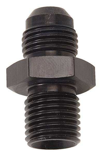 Russell - Russell Performance -6 AN Flare to 12mm x 1.5 Metric Thread Adapter (Black) - 670513
