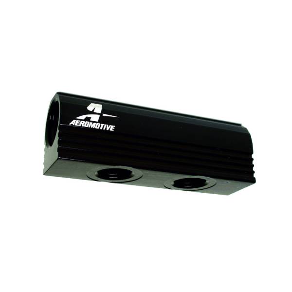 Aeromotive - Aeromotive Fuel Distribution Log (4-Ports) (2) 8 AN/(2) 6 AN - 14601