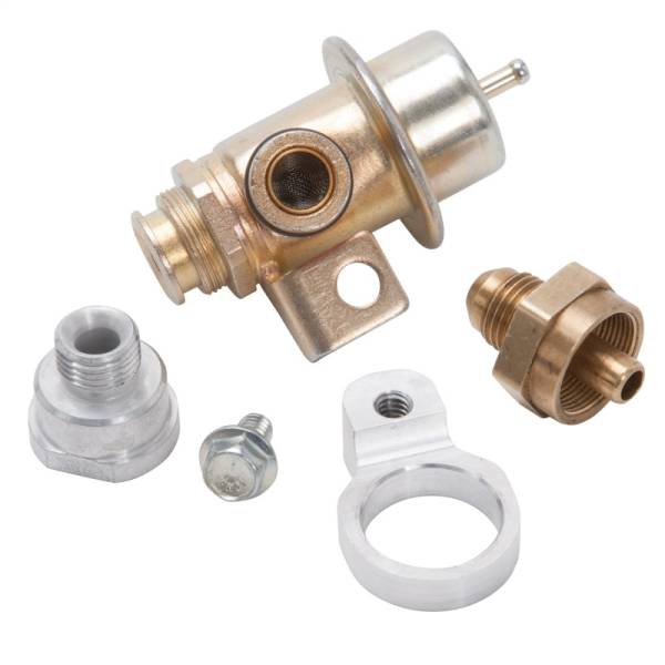 Edelbrock - Edelbrock Fuel Pressure Regulator Kit Rail Mounted -6 An 43-47 PSI - 17400
