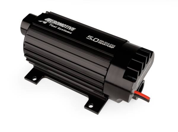 Aeromotive - Aeromotive 5.0 Brushless Spur Gear External Fuel Pump - In-Line - 5gpm - 11186