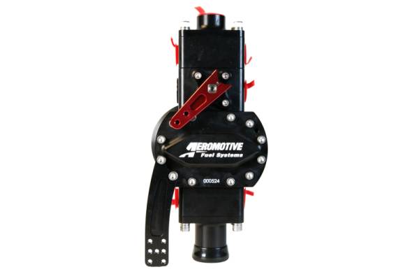 Aeromotive - Aeromotive System Pump 16.5gpm Shut Off Valve 2x 08AN Blocks 1.25in Inlet 10AN Outlet .775 Gear Set - 17134