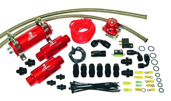 Aeromotive - Aeromotive 700 HP EFI Fuel System (Incl. 11106 Pump/13109 regulator/Fittings/O-Rings) - 17136