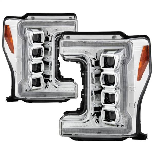 SPYDER - SPYDER Ford F-250/F-350/F450 17-18 Full LED Headlights Black PRO-YD-FS17HALAP-SEQ-C - 5087447