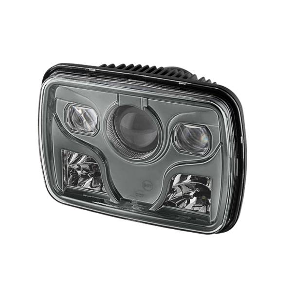 SPYDER - SPYDER Xtune Rectangular SeaLED Beam 7X6 Inch LED Headlights ( High/Low Beam ) Black PRO-JH-7X6LED-HL-BK - 9026805