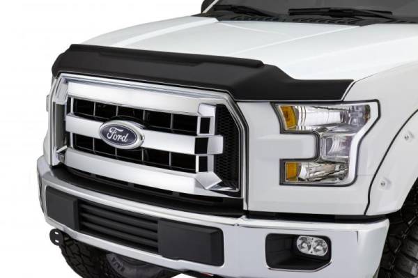 AVS - AVS 11-16 Ford F-250 Super Duty Aeroskin II Textured Low Profile Hood Shield - Black - 436022