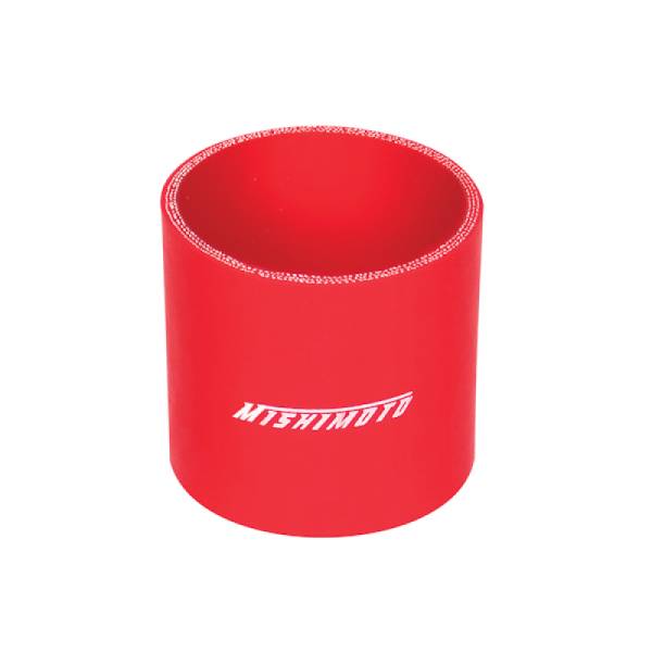 Mishimoto - Mishimoto 2.5 Inch Red Straight Coupler - MMCP-25SRD