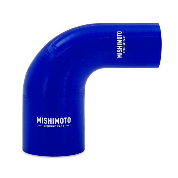 Mishimoto - Mishimoto Silicone Reducer Coupler 90 Degree 1.75in to 2.5in - Blue - MMCP-R90-17525BL