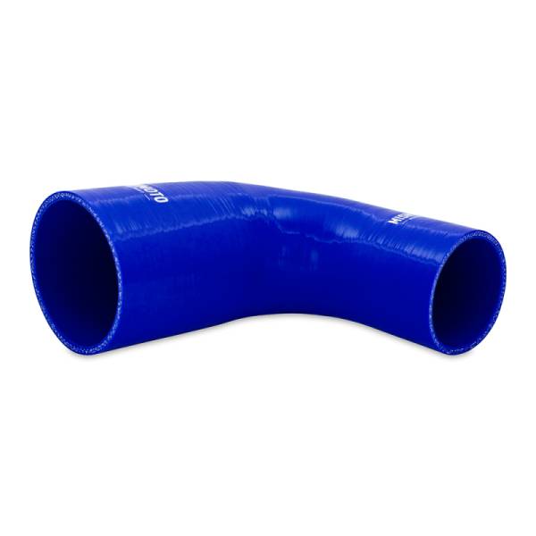 Mishimoto - Mishimoto Silicone Reducer Coupler 90 Degree 2.5in to 3.25in - Blue - MMCP-R90-25325BL