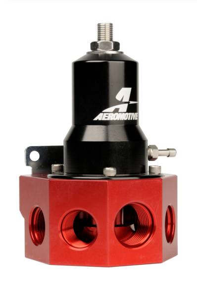 Aeromotive - Aeromotive Regulator - 30-120 PSI - .500 Valve - 4x AN-08 and AN-10 inlets / AN-10 Bypass - 13133