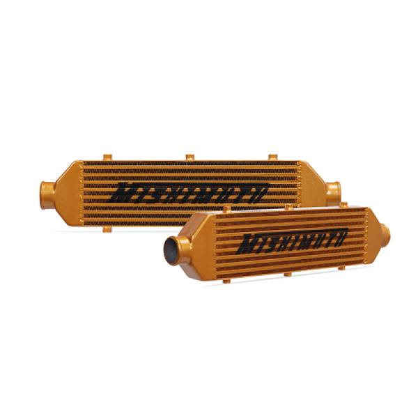 Mishimoto - Mishimoto Universal Gold Z Line Intercooler Overall Size: 28x8x3 Core Size: 21x6x2.5 Inlet / Outlet - MMINT-UZG