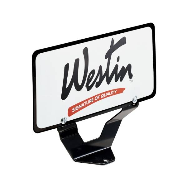 Westin - Westin Bull Bar License Plate Relocator - Black - 32-0055
