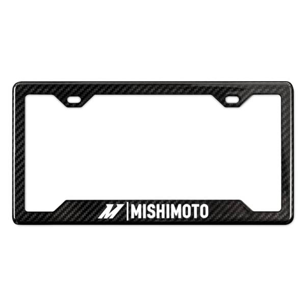 Mishimoto - Mishimoto Carbon Fiber License Plate Frame - Gloss - MMPROMO-FRAME-CF-G