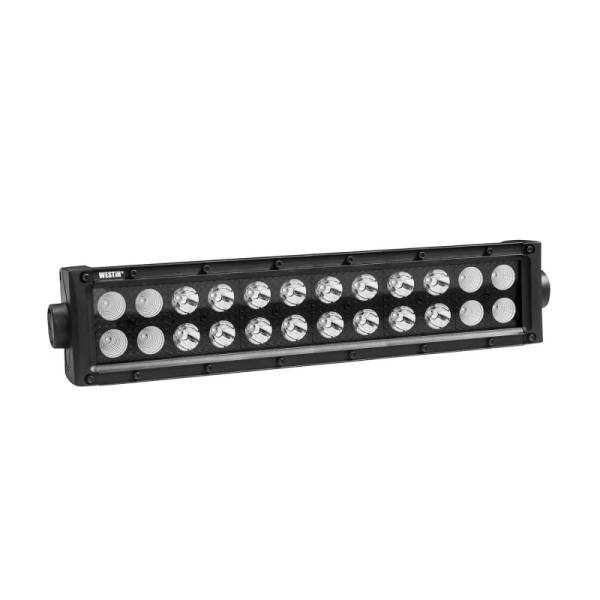 Westin - Westin B-FORCE LED Light Bar Double Row 12 inch Combo w/3W Cree - Black - 09-12212-24C