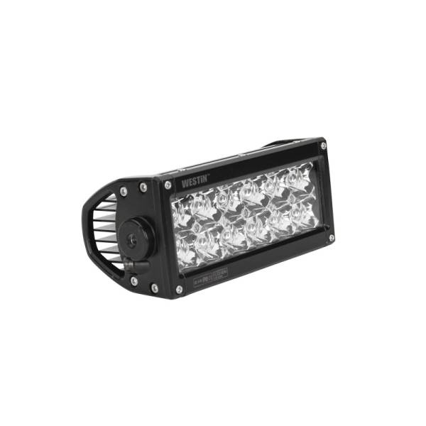 Westin - Westin Performance2X LED Light Bar Low Profile Double Row 6 inch Flex w/3W Osram - Black - 09-12230-12S