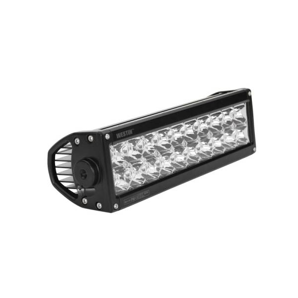 Westin - Westin Performance2X LED Light Bar Low Profile Double Row 10 inch Flood w/3W Osram - Black - 09-12230-20F