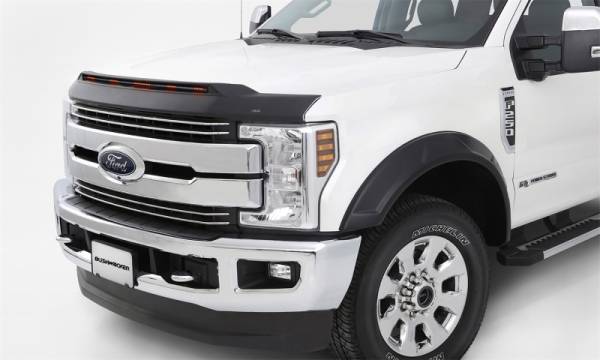 AVS - AVS 17-22 Ford F-250/F-350/F-450/F-550 Super Duty Low Profile Aeroskin Lightshield Pro - Black - 953135