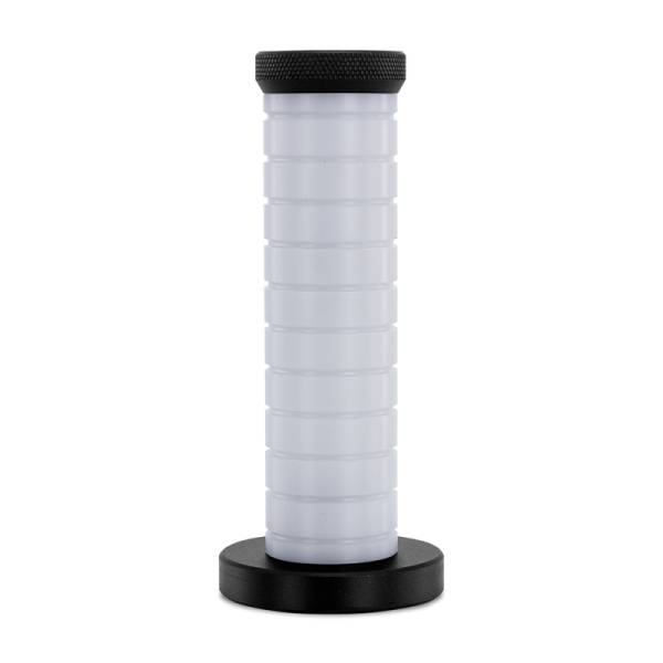Mishimoto - Mishimoto Weighted Grip Shift Knob - Black / White - MMSK-BMXBKWH