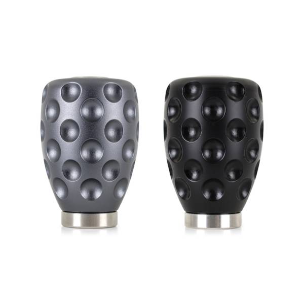 Mishimoto - Mishimoto Steel Core Dimple Shift Knob Black Delrin - MMSK-DMPL-BK