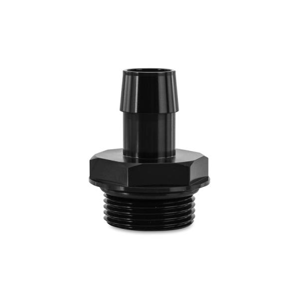 Mishimoto - Mishimoto -16ORB to 3/4in. Hose Barb Aluminum Fitting - Black - MMFT-16ORB-34BK