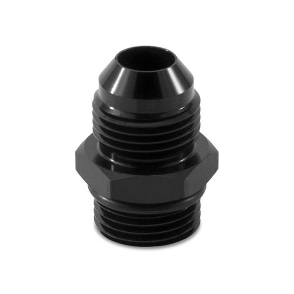 Mishimoto - Mishimoto -8ORB to -8AN Aluminum Fitting - Black - MMFT-8ORB-8BK