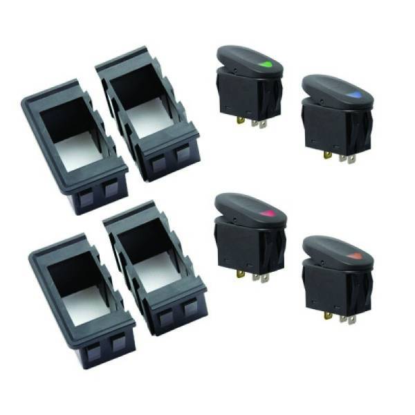 Rugged Ridge - Rugged Ridge Rocker Switch Housing Kit - 17235.89