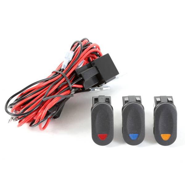 Rugged Ridge - Rugged Ridge Light Wiring Harness Kit 3 Lights - 15210.73