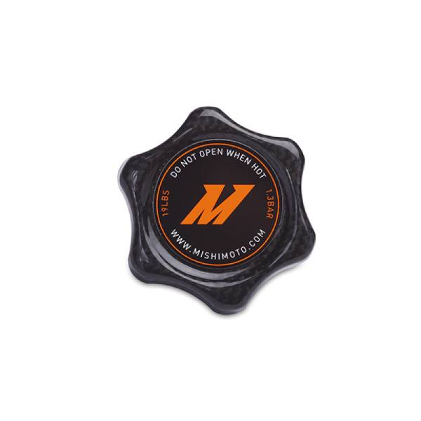 Mishimoto - Mishimoto 1.3 Bar Rated Carbon Fiber Radiator Cap Small Import - MMRC-13-SMCF