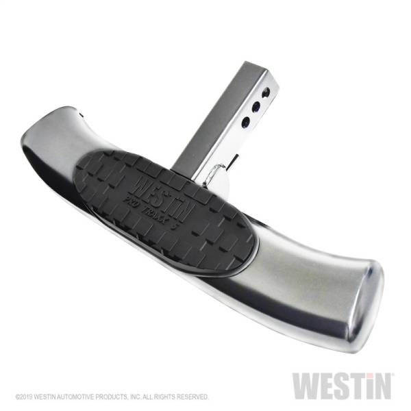 Westin - Westin PRO TRAXX 5 Hitch Step 27in Step 2in Receiver - Stainless Steel - 21-50010