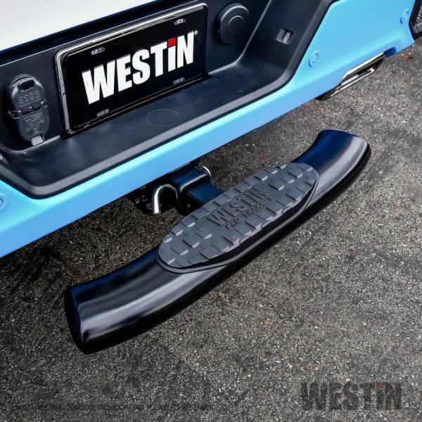 Westin - Westin PRO TRAXX 5 Hitch Step 27in Step 2in Receiver - Black - 21-50015