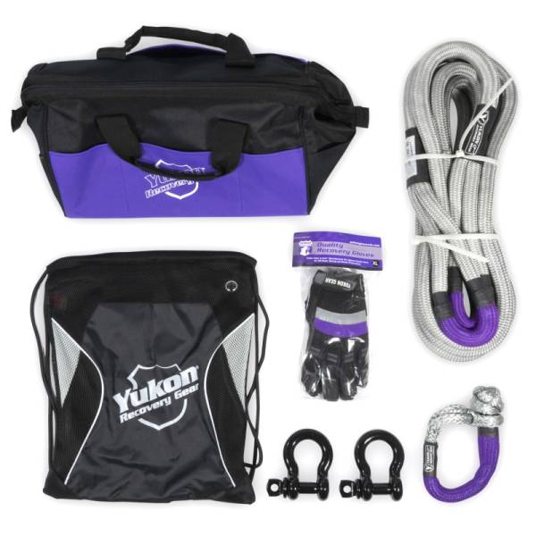 Yukon Gear & Axle - Yukon Gear & Axle Yukon Recovery Gear Kit w/7/8in Kinetic Rope - YRGKIT-1