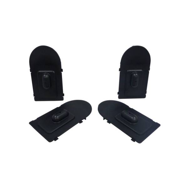 Westin - Westin Step Board Black Plastic Light Cavity Cover 2/pkg - Black - 27-9902