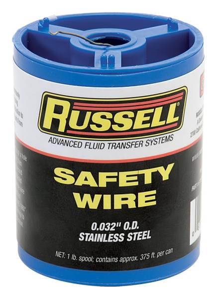 Russell - Russell Performance .032-Gauge Stainless Steel Wire 1-lb. Spool - 671580