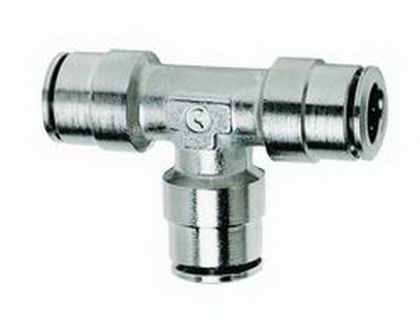 Firestone - Firestone Union Tee 1/4in. Nickel Push-Lock Air Fitting - 25 Pack (WR17603025) - 3025