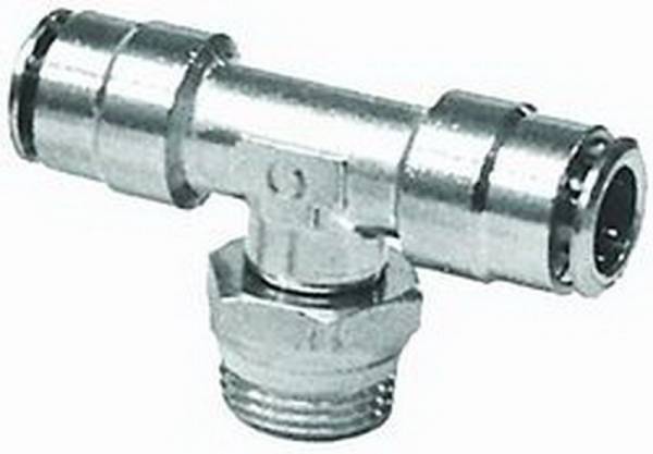 Firestone - Firestone Male .25in. x 1.4in. x .25in. Branch Swivel Nickel Tee Air Fitting - 25 Pack (WR17603273) - 3273