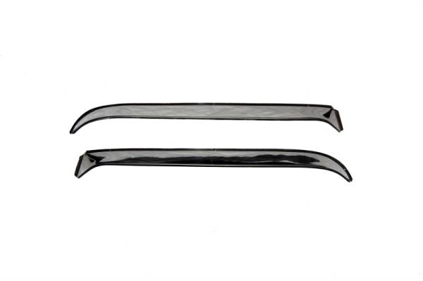 AVS - AVS 80-96 Ford Bronco (Installs w/Screws) Ventshade Window Deflectors 2pc - Stainless - 12068