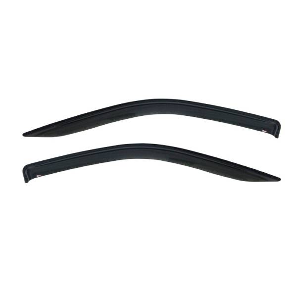 Westin - Westin 1999-2016 Ford Super Duty Wade Slim Wind Deflector 2pc - Smoke - 72-37456