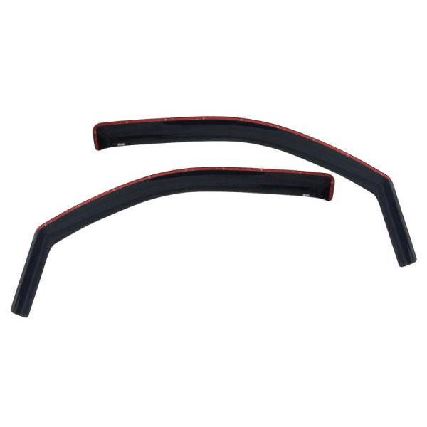 Westin - Westin 1999-2016 Ford Super Duty Wade In-Channel Wind Deflector 2pc - Smoke - 72-37475