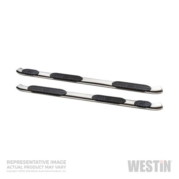 Westin - Westin 99-16 Ford F-250/350/450/550 Crew (8 ft) PRO TRAXX 5 WTW Oval Nerf Step Bars - SS - 21-534230