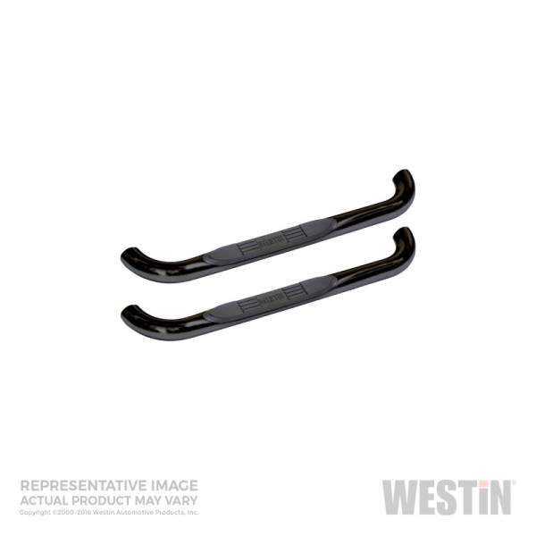 Westin - Westin 1980-1997 Ford F-Series Reg Cab (97 HD models only) E-Series 3 Nerf Step Bars - Black - 23-0535