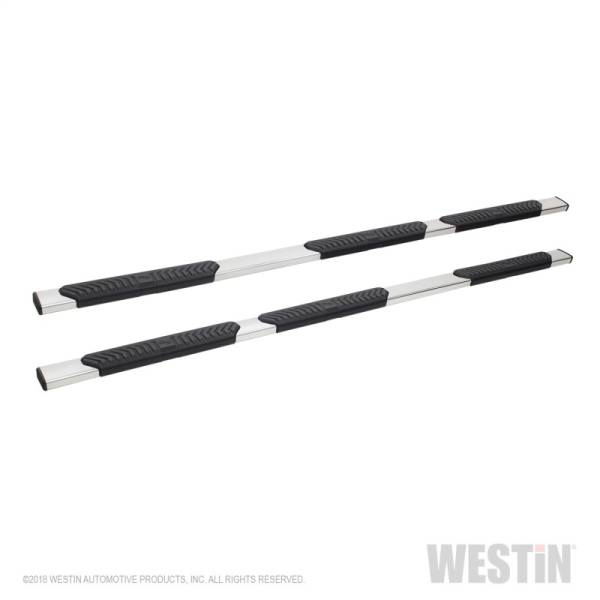 Westin - Westin 99-16 Ford F-250/350/450/550 Crew Cab 6.75ft. Bed R5 M-Series W2W Nerf Step Bars - Polish SS - 28-534010