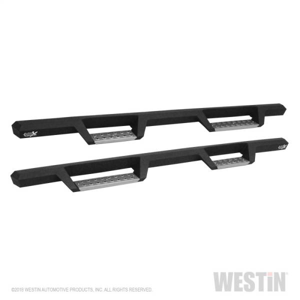 Westin - Westin 99-16 Ford F-250/350/450/550 Super Cab HDX Stainless Drop Nerf Step Bars - Tex. Blk - 56-113152